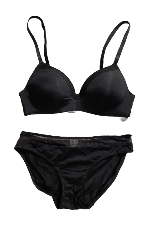 Black Bra Set