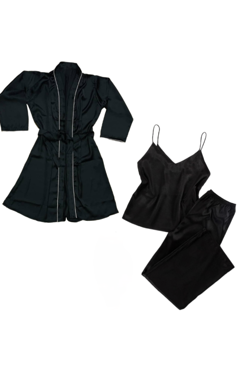 Black Silk 3 pc